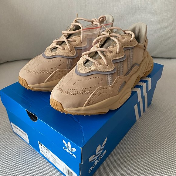 Adidas Originals Ozweego Sneakers Beige US 5.5 - Picture 3 of 9